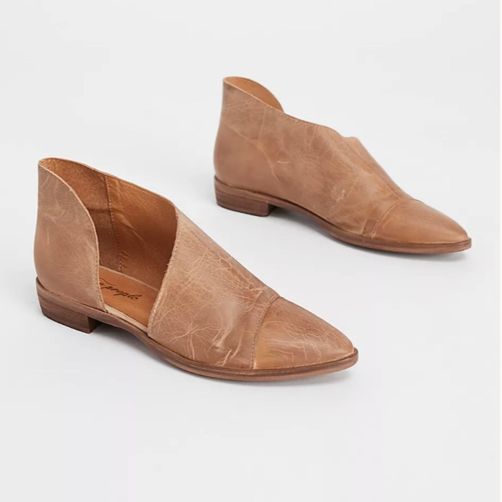 Free People FP Brown Royale Flats 9.5